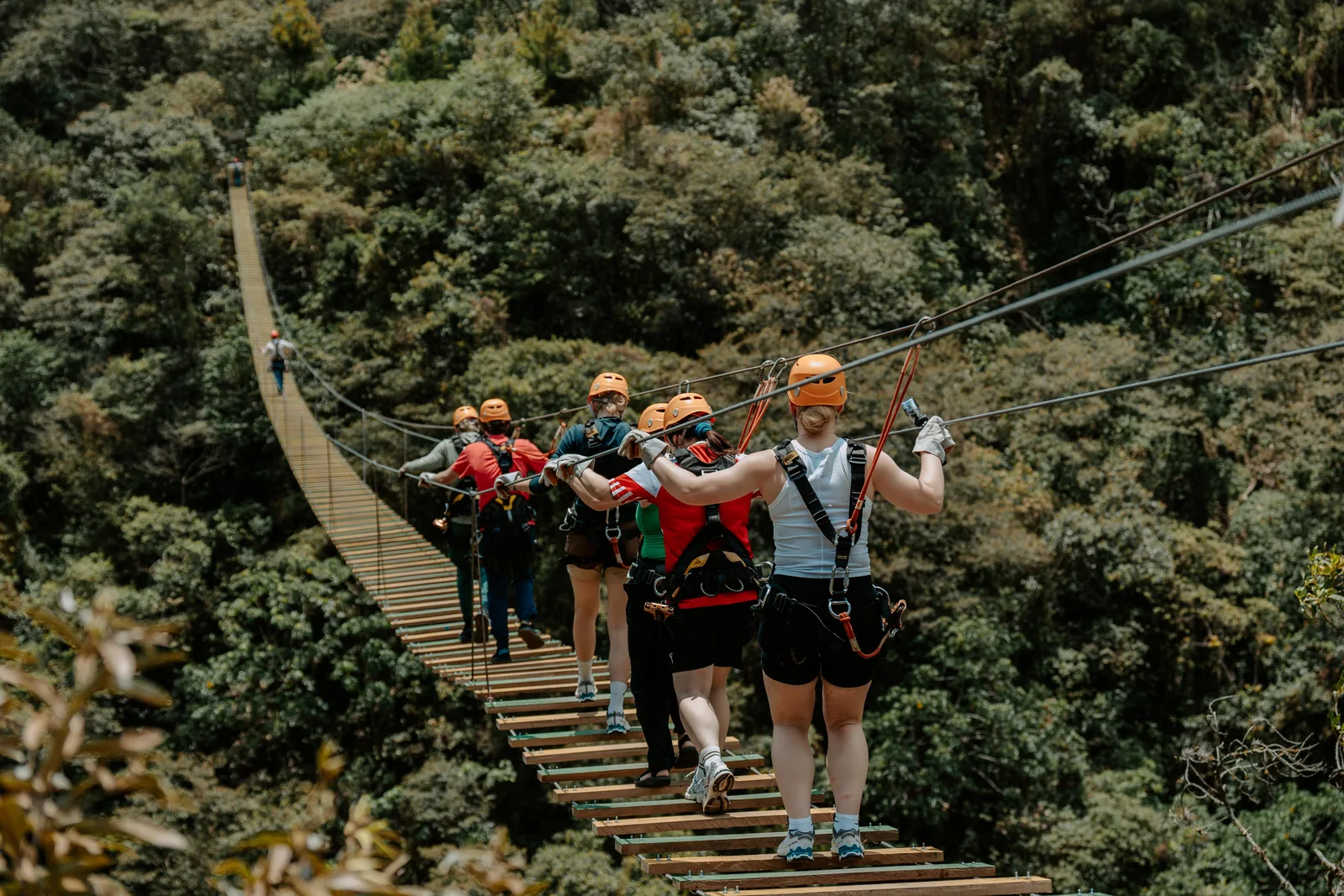 Hikers on the Inca Trail to Machu Picchu
